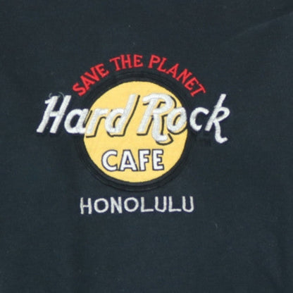 Jerzees Hard Rock Cafe Honolulu Black Men's XL Sweatshirt
