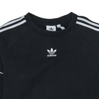 Adidas Mens Black Crew Neck Sweatshirt L Regular Fit