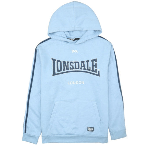 Lonsdale Men's Blue Pullover Hoodie Size M Sports Fleece Sweatshirt