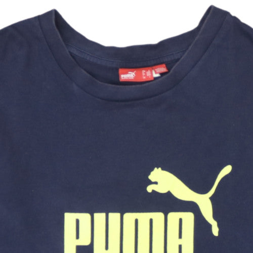 Puma Men's Blue Sleeveless Crew Neck Sports Casual Top Size L