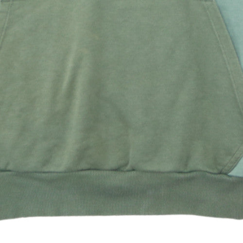 Puma Men's Green Colour Block Pullover Hoodie Size M