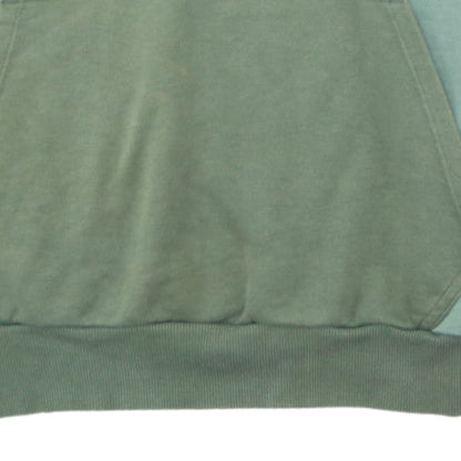 Puma Men's Green Colour Block Pullover Hoodie Size M