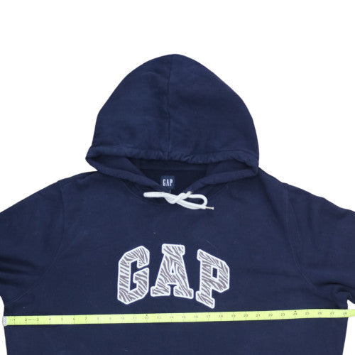 GAP Womens Navy Blue XXL Pullover Hoodie Dress Cotton Blend