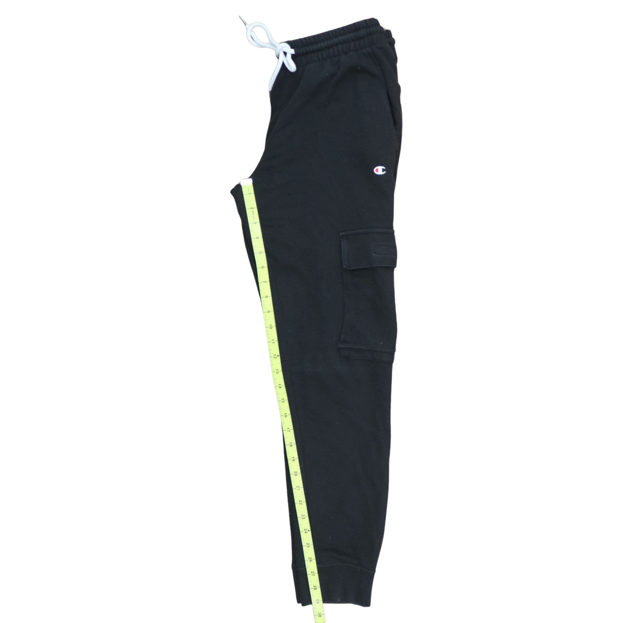 Champion Men's Black Joggers Small Fleece Cargo Activewear Trousers