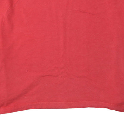 Nike Men's Red 2XL Cotton Crew Neck Short Sleeve T-Shirt