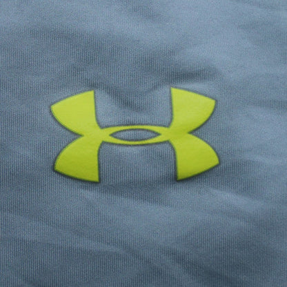 Under Armour Men Blue 2XL Fitted HeatGear Short Sleeve Gym T-Shirt