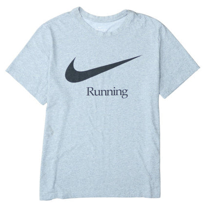 Nike Men's Grey Dri-FIT Running Sports T-Shirt XL