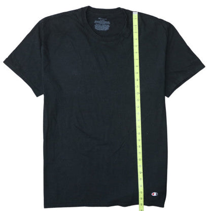 Champion Men's Black XLT Crew Neck Cotton Jersey T-Shirt