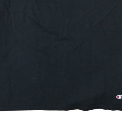 Champion Men's Black XLT Crew Neck Cotton Jersey T-Shirt