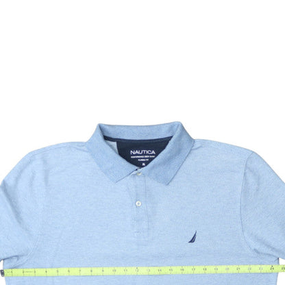 Nautica Men's Blue Classic Fit Cotton Blend Polo Shirt XL