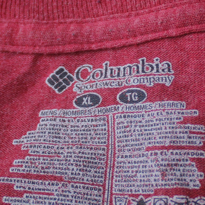 Columbia Men’s Red PFG Graphic Short Sleeve Cotton T-Shirt XL