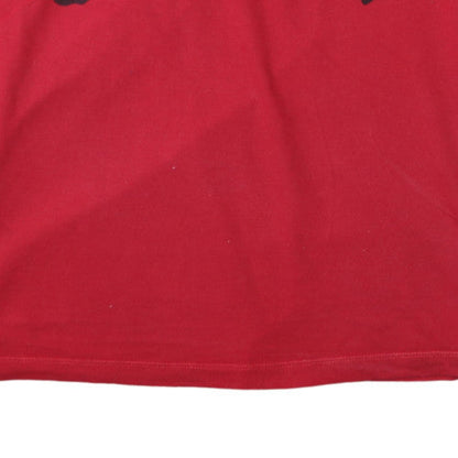Jordan Men's Red Graphic Short Sleeve Crew Neck T-Shirt Size M