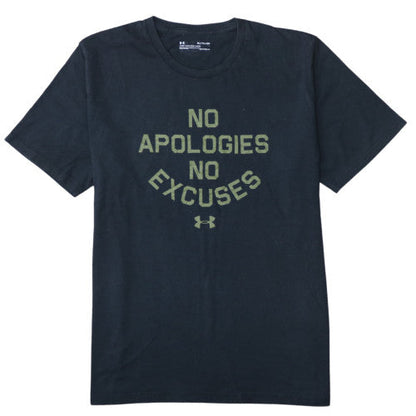 Under Armour Men's Black XL HeatGear Graphic Sports T-Shirt