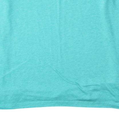 Adidas Men's Aqua Blue Freelift Aeroready Crew Neck T-Shirt XL