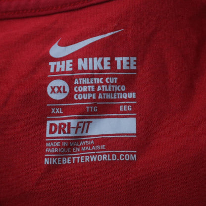 Nike Men's Red Dri-Fit Crew Neck Athletic T-Shirt XXL