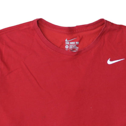 Nike Men's Red Dri-Fit Crew Neck Athletic T-Shirt XXL