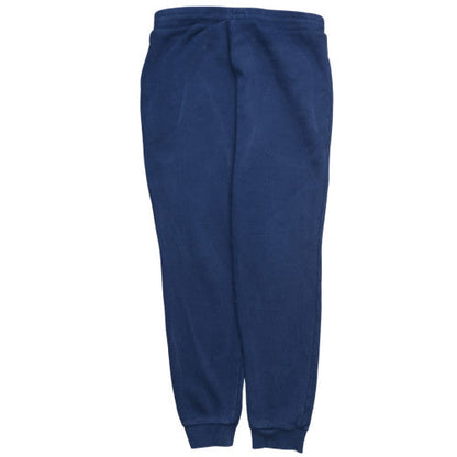Adidas Mens Blue Fleece Jogger Sweatpants Size L Tapered Fit