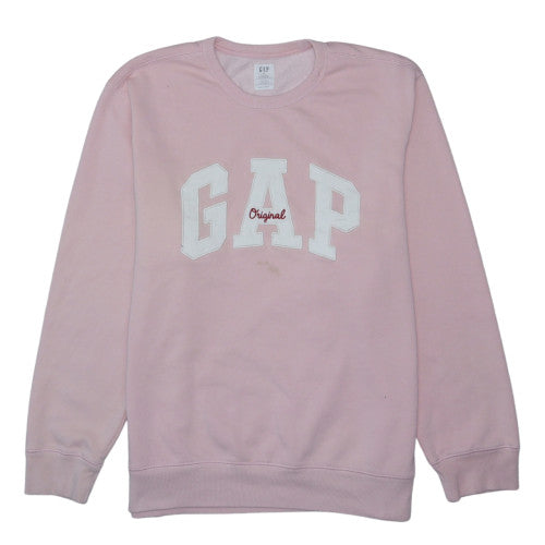 GAP Women's Pink Crew Neck Pullover Sweatshirt XL Cotton Blend