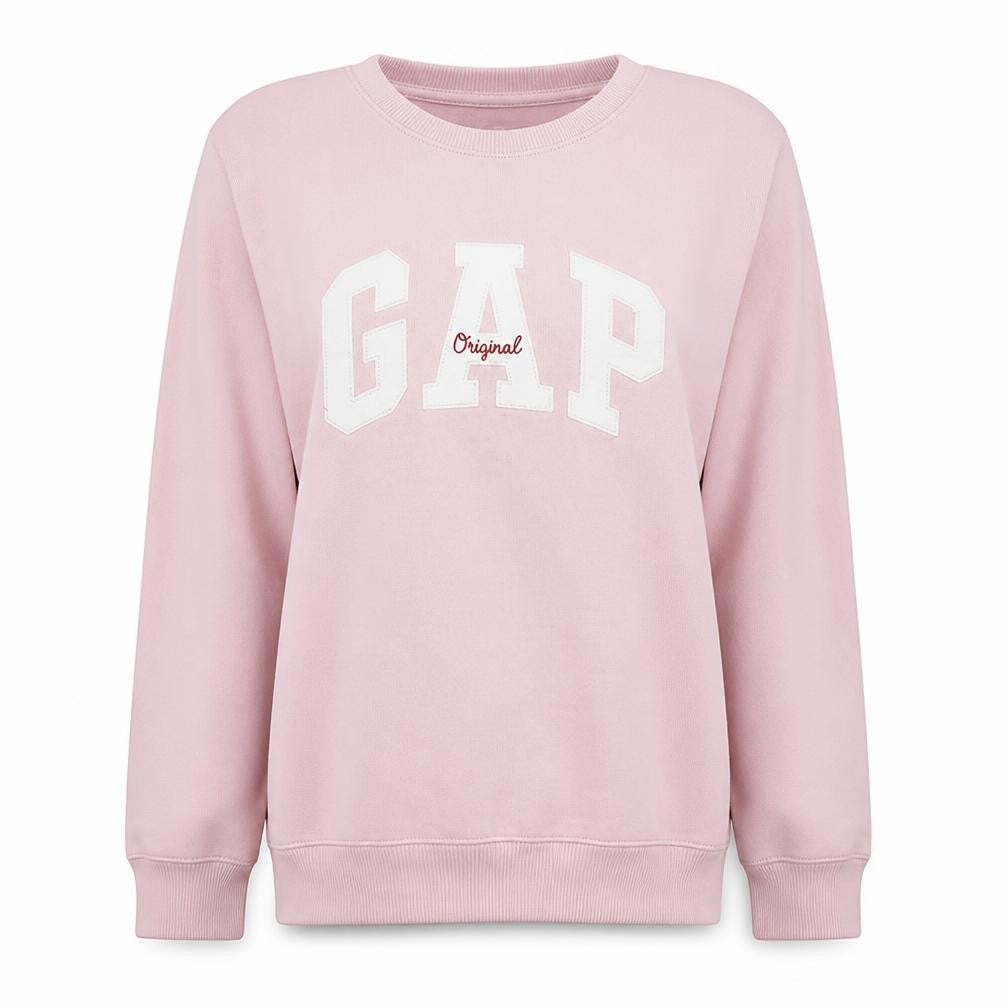 GAP Women's Pink Crew Neck Pullover Sweatshirt XL Cotton Blend