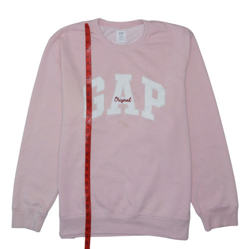 GAP Women's Pink Crew Neck Pullover Sweatshirt XL Cotton Blend