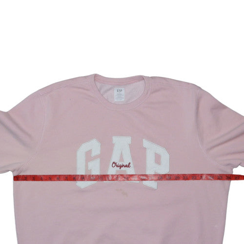 GAP Women's Pink Crew Neck Pullover Sweatshirt XL Cotton Blend