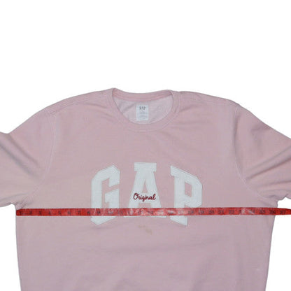 GAP Women's Pink Crew Neck Pullover Sweatshirt XL Cotton Blend