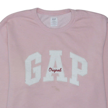 GAP Women's Pink Crew Neck Pullover Sweatshirt XL Cotton Blend