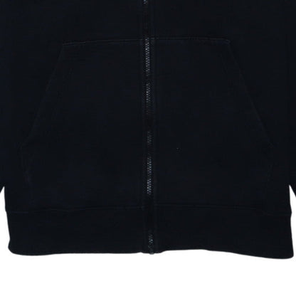 Nike Men's Black Full Zip Hoodie M Fleece Pockets Sportswear