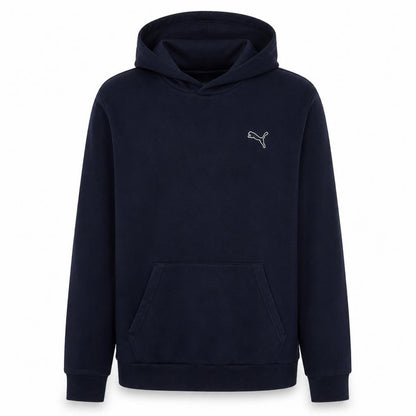 Puma Men’s Blue Pullover Hoodie L Regular Fit Fleece Sweatshirt