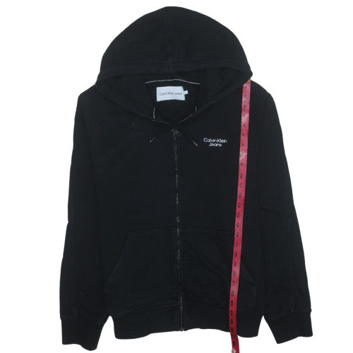 Calvin Klein Jeans Men's Black XL Full Zip Hoodie Sweatshirt