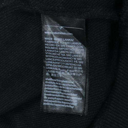 Calvin Klein Jeans Men's Black XL Full Zip Hoodie Sweatshirt