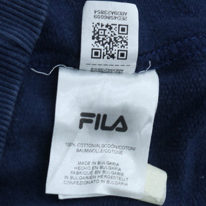 Fila Mens Navy Blue XXL 1/2 Zip Basic Jacket Cotton Pullover