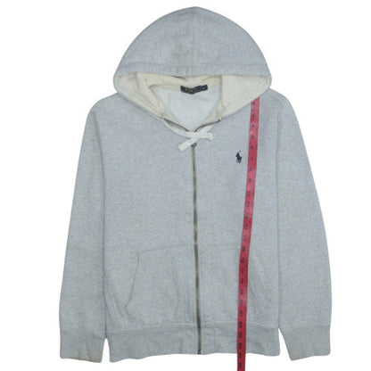 Polo Ralph Lauren Men's Grey Full Zip Hoodie Size M