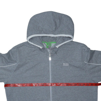 Hugo Boss Men's Grey Full Zip Hoodie XL