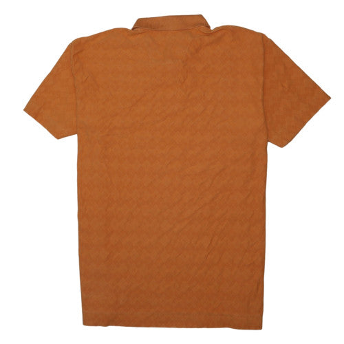 Nautica Mens Orange 2XL Classic Cotton Short Sleeve Polo Shirt