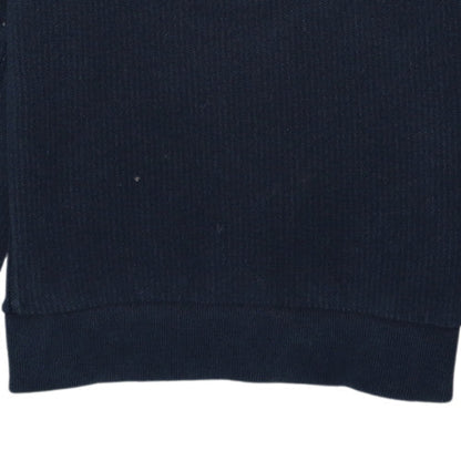 Timberland Men's Blue Crew Neck Regular Fit Cotton Sweatshirt M