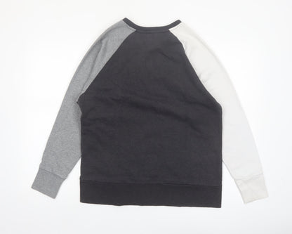 Nike Men's Multicoloured Dri-FIT Crew Neck Pullover Sweatshirt Size S