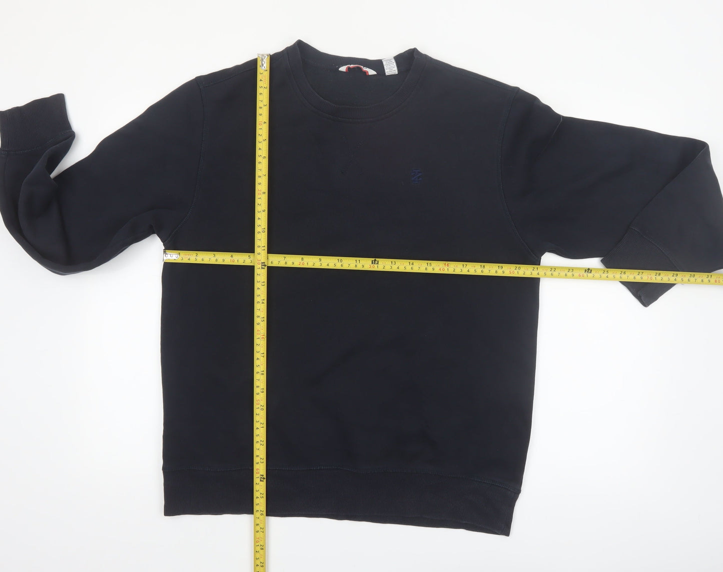 IZOD Men's Black M Pullover Crew Neck Fleece Sweatshirt
