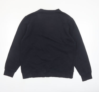 IZOD Men's Black M Pullover Crew Neck Fleece Sweatshirt