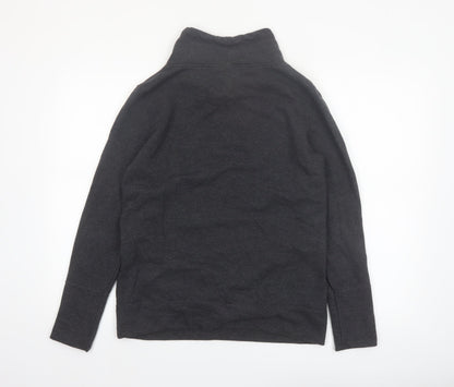 Puma Women’s Black Funnel Neck Pullover Sweatshirt Size 12