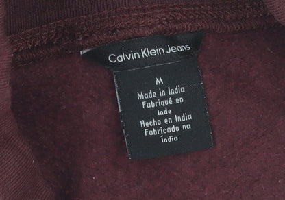Mens UK Size M Calvin Klein Jeans Brown Pullover Sweatshirt