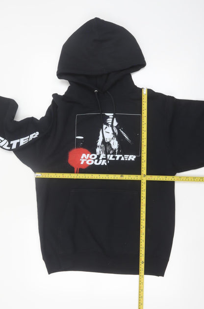 Port & Company Men's Black No Filter Tour Pullover Hoodie Small