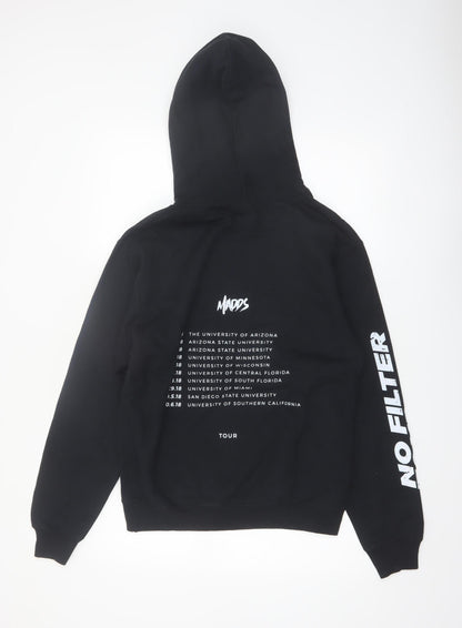 Port & Company Men's Black No Filter Tour Pullover Hoodie Small