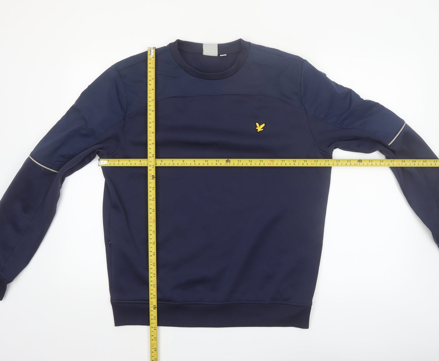 Lyle & Scott Men’s Blue Crew Neck Pullover Sweatshirt M Sports Style