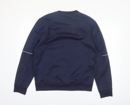 Lyle & Scott Men’s Blue Crew Neck Pullover Sweatshirt M Sports Style