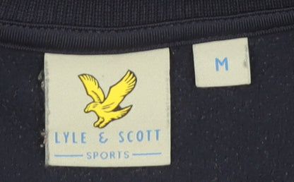 Lyle & Scott Men’s Blue Crew Neck Pullover Sweatshirt M Sports Style
