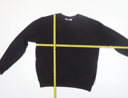 Fila Men's Black Crew Neck Pullover Sweatshirt Size M
