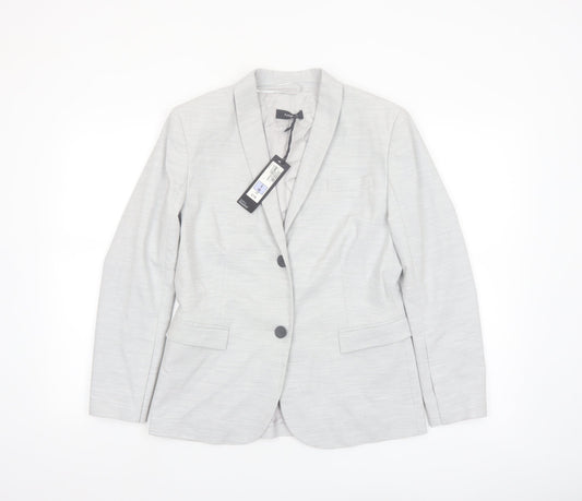 Marks and Spencer Autograph Women’s Grey Blazer UK 8 Classic Tailored Jacket