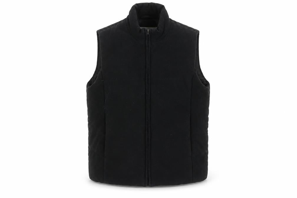 Next Women’s Black Puffer Waistcoat UK 12 Full Zip Winter Gilet