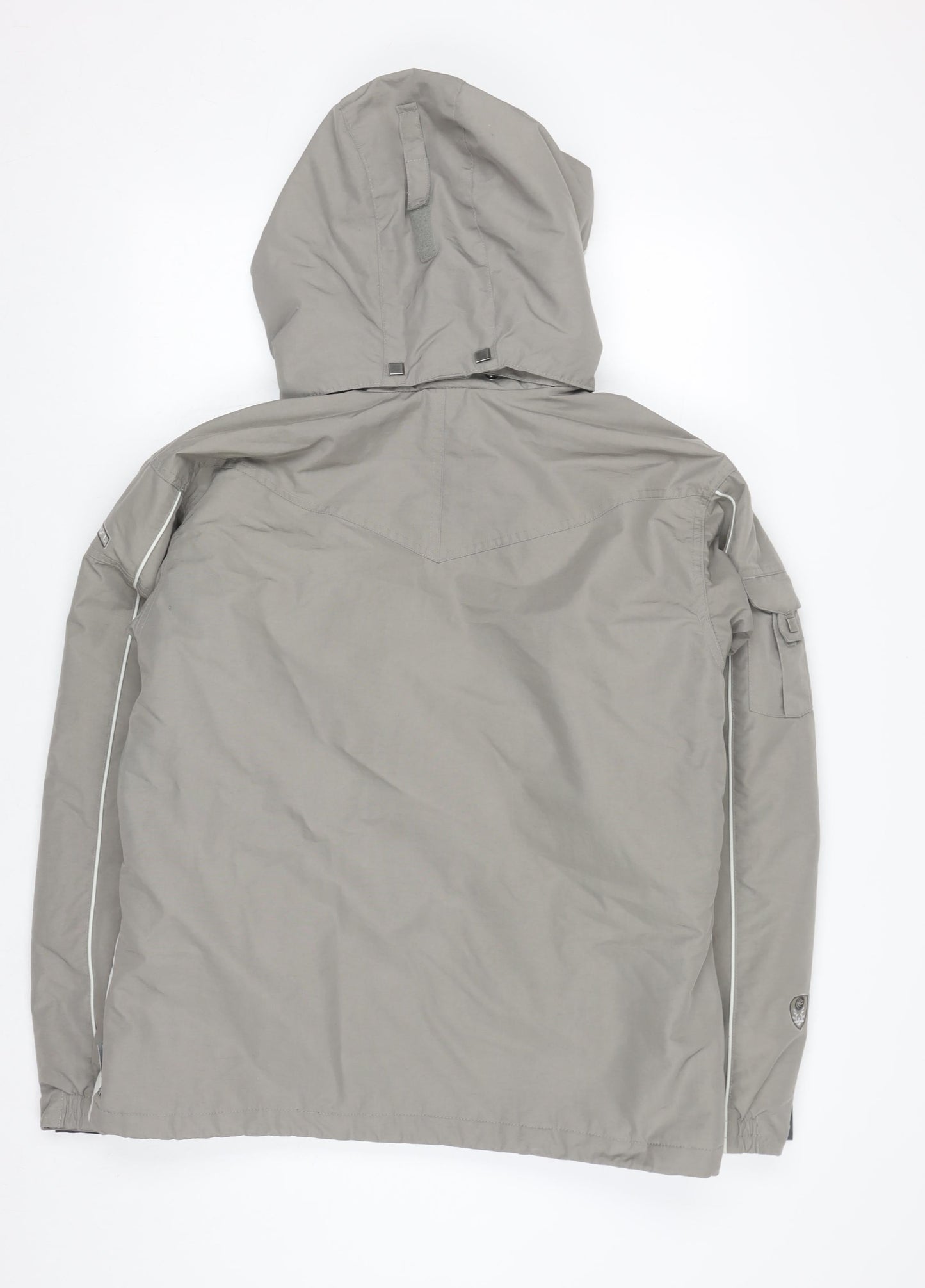 Columbia Women’s Grey Ski Jacket Waterproof L Hooded Winter Coat